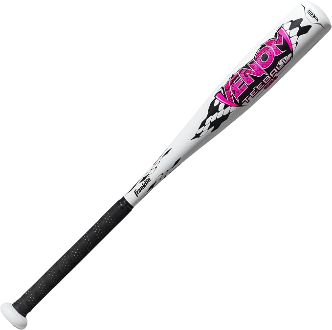 Franklin Sports 24515 Venom 1000 Official Teeball Bat Perfect For Soft Core Tee Balls, 24"/12 oz