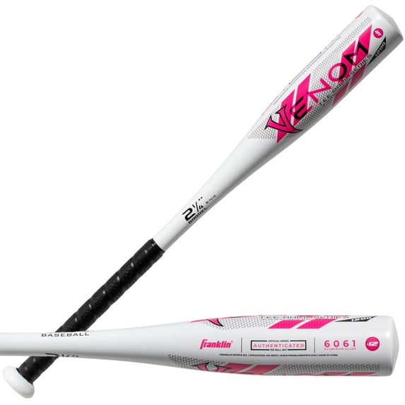 Franklin Sports 24517 Venom 1000 Official Teeball Bat Perfect For Soft Core Tee Balls, 26"/14 oz