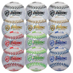 Franklin MLB Soft-Strike PDQ Chrome T-Ball (12 Pack)