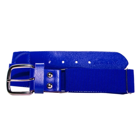 Franklin Sports Youth Baseball Belt - Royal Blue Kids Belt for Teeball, Baseball + Softball - Boys + Girls Adjustable Youth Belt for Baseball + Softball Pants - 22" to 42" Inch Waist - One Size