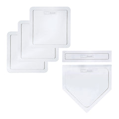 Franklin Sports 1985 MLB Throw Down Rubber Base Set