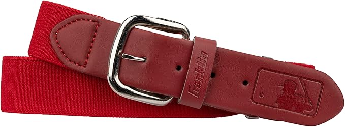 Franklin Sports MLB Baseball Belt (Red)