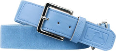 Franklin Sports MLB Adjustable Baseball Belt - 27"-48" Waist - Blue