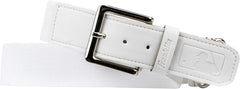 Franklin Sports MLB Adjustable Baseball Belt - 27"-48" Waist - White