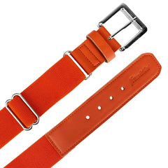 Franklin Sports MLB Adjustable Baseball Belt - 27"-48" Waist - Orange