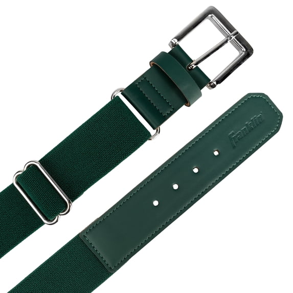 Franklin Sports MLB Adjustable Baseball Belt - 27"-48" Waist - Green