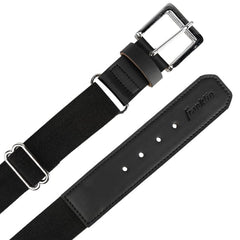 Franklin Sports MLB Adjustable Baseball Belt - 27"-48" Waist - Black