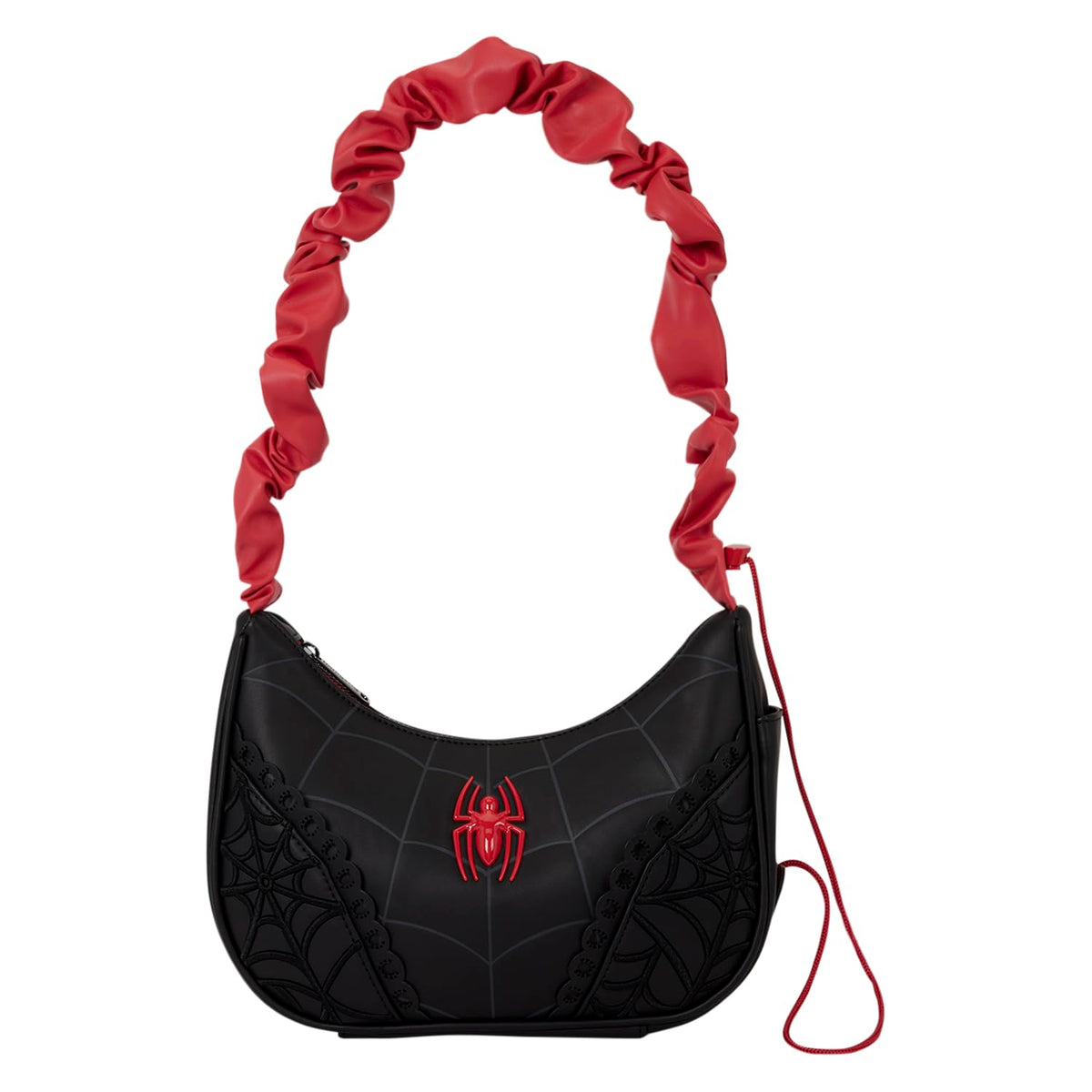 Loungefly Marvel Spider-Man Web 3D Embroidered Crossbody Bag
