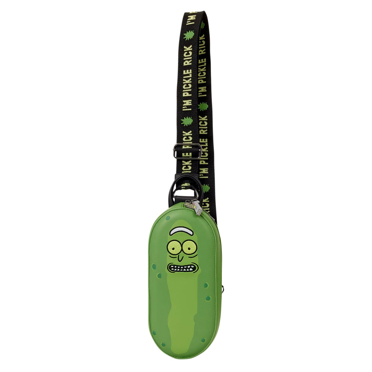 Loungefly Cartoon Network Rick and Morty Pickle Rick Crossbody Bag
