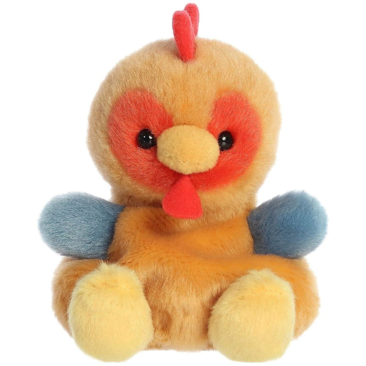 Aurora® Adorable Palm Pals™ Red Rooster™ Stuffed Animal - Fun Collectible Plush for Kids and Adult Collectors - Perfect for Decorating Rooms and Birthday Gifts - Brown 4.5 Inches