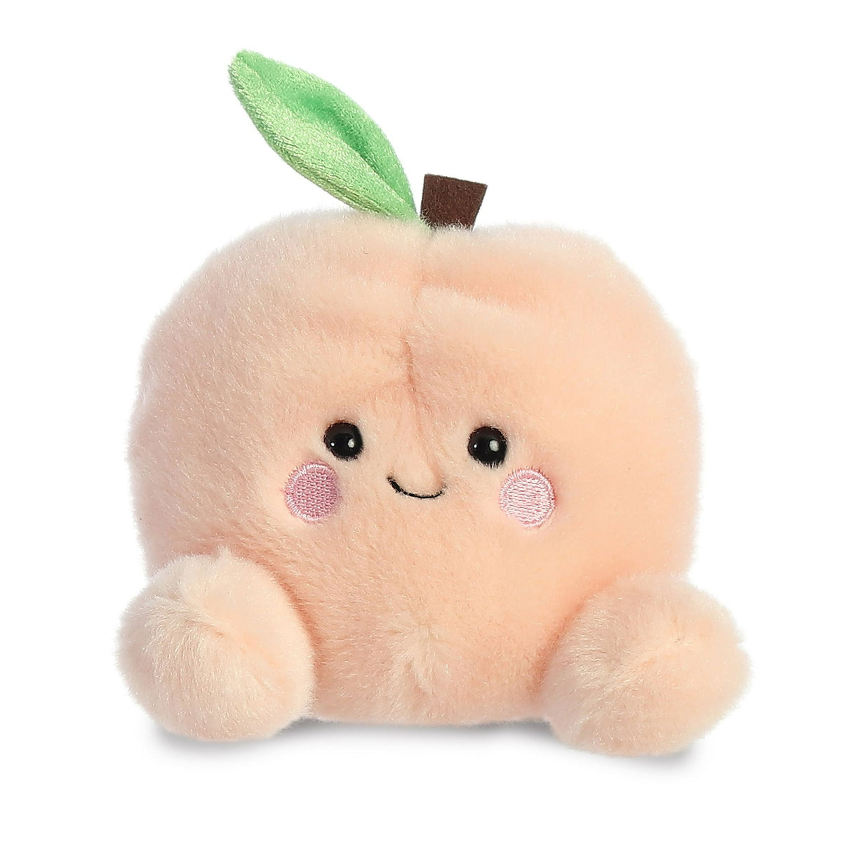 Aurora® Adorable Palm Pals™ Mellow Peach™ Stuffed Animal - Fun Collectible Plush for Kids and Adult Collectors - Perfect for Decorating Rooms and Birthday Gifts - Pink 4.5 Inches