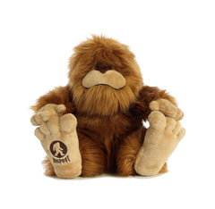 Aurora® Mysterious Fantasy Big Foot Stuffed Animal - Mythical Companion - Imaginative Adventures - Brown 10 Inches