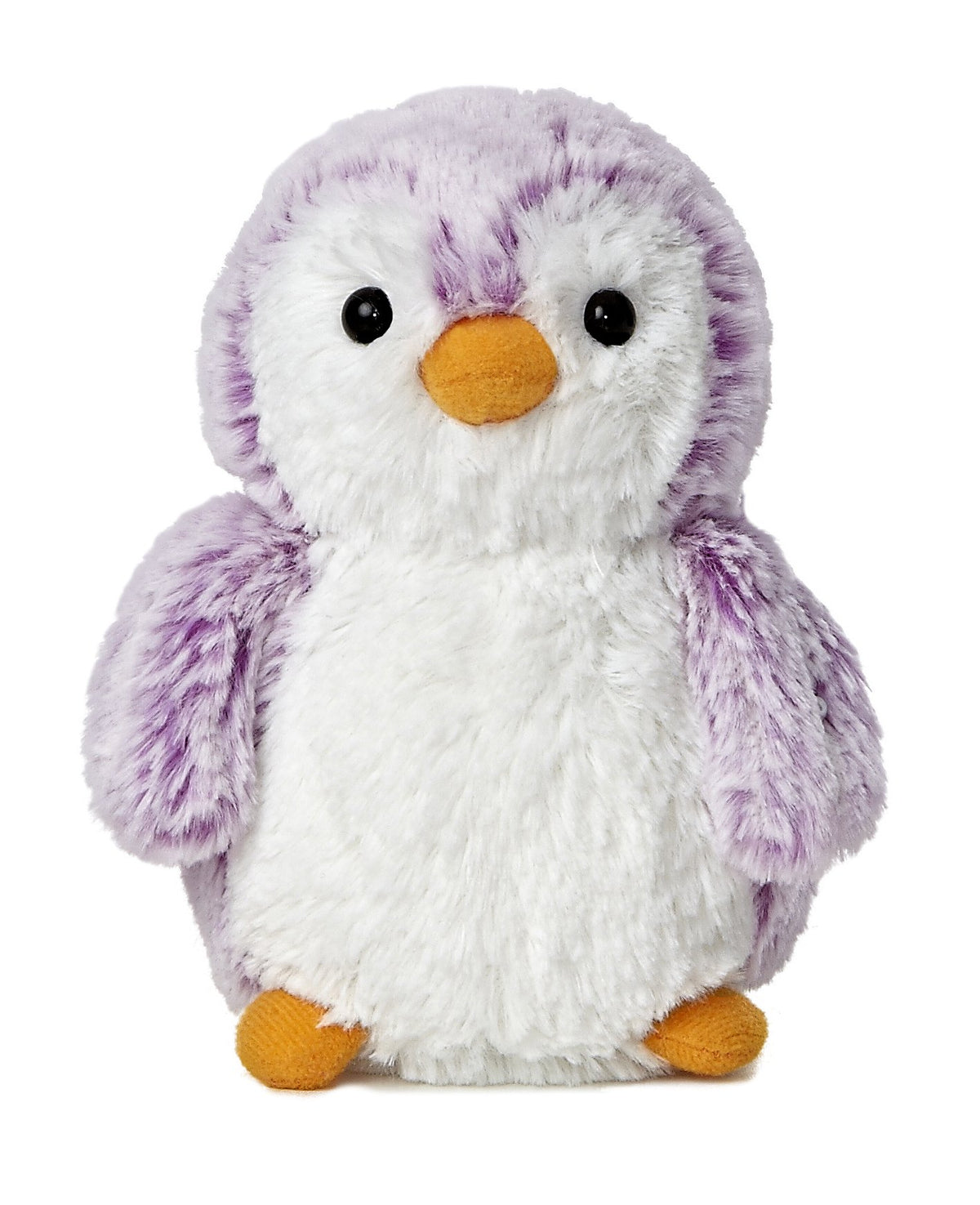 Aurora® Playful Pompom Penguin™ Brights Stuffed Animal - Vibrant Companions for Warm Cuddles - Perfect for Adults, Kids, and Birthdays - Violet 6 Inches