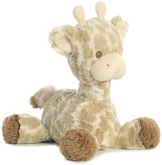 Aurora® Snuggly Loppy Giraffe™ Baby Stuffed Animal - Comforting Companion - Imaginative Play - Brown 8 Inches