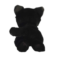 Aurora® Adorable Mini Flopsie™ Twilight Cat™ Stuffed Animal - Mini Companions Ready for Playful Adventures - for Kids All Ages, Toddlers, Adults, and Families - Black 8.5 Inches