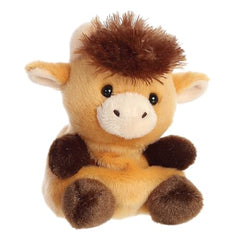 Aurora® Adorable Palm Pals™ Hubert Highland Cow™ Stuffed Animal - Pocket-Sized Play - Collectable Fun - Brown 5 Inches