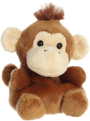 Aurora® Adorable Palm Pals™ Boomer Monkey™ Stuffed Animal - Pocket-Sized Play - Collectable Fun - Brown 5 Inches