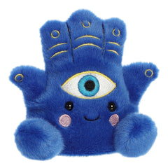 Aurora® Adorable Palm Pals™ Farah Hamsa™ Stuffed Animal - Fun Collectible Plush for Kids and Adult Collectors - Perfect for Decorating Rooms and Birthday Gifts - Blue 4.5 Inches