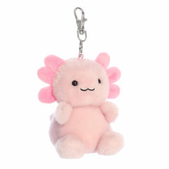 Aurora® Adorable Palm Pals™ Ax Axolotl™ Clip-On- Fun Collectible Plush for Kids and Adult Collectors - Perfect for Backpacks and Birthday Gifts - Pink 4 Inches