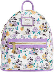 Loungefly Disney Minnie Mouse Floral All Over Print Mini Backpack