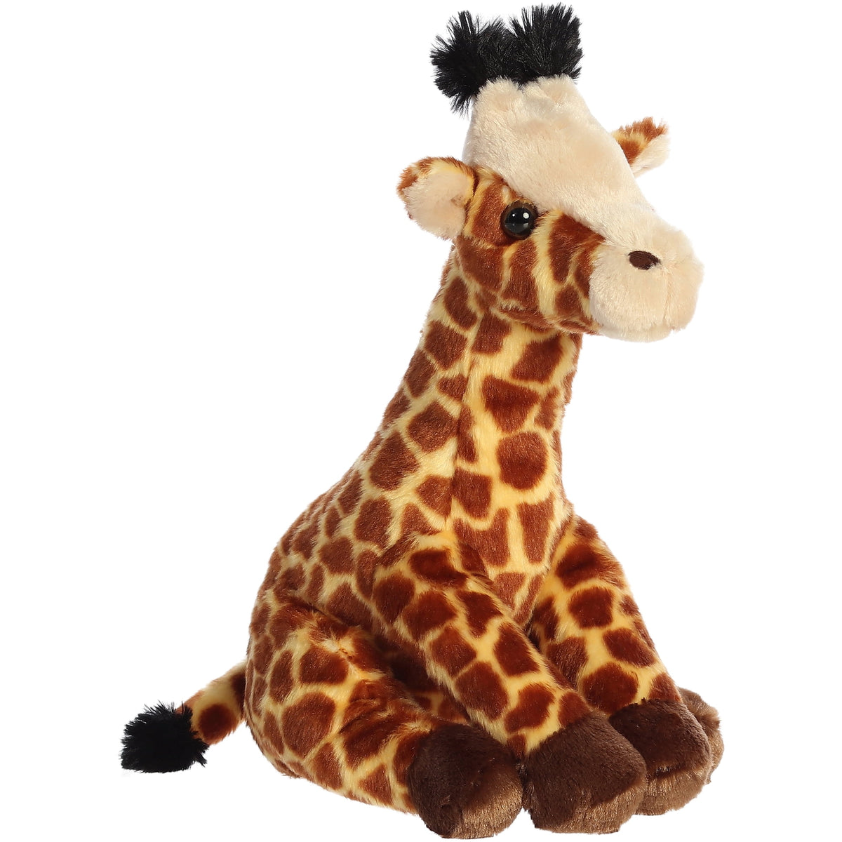 Aurora® Adventurous Destination Nation™ Giraffe Stuffed Animal - Global Exploration - Learning Fun - Brown 11.5 Inches
