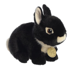 Aurora Miyoni Tots 7.5" Netherland Dwarf Bunny Black Adorable Stuffed Animal