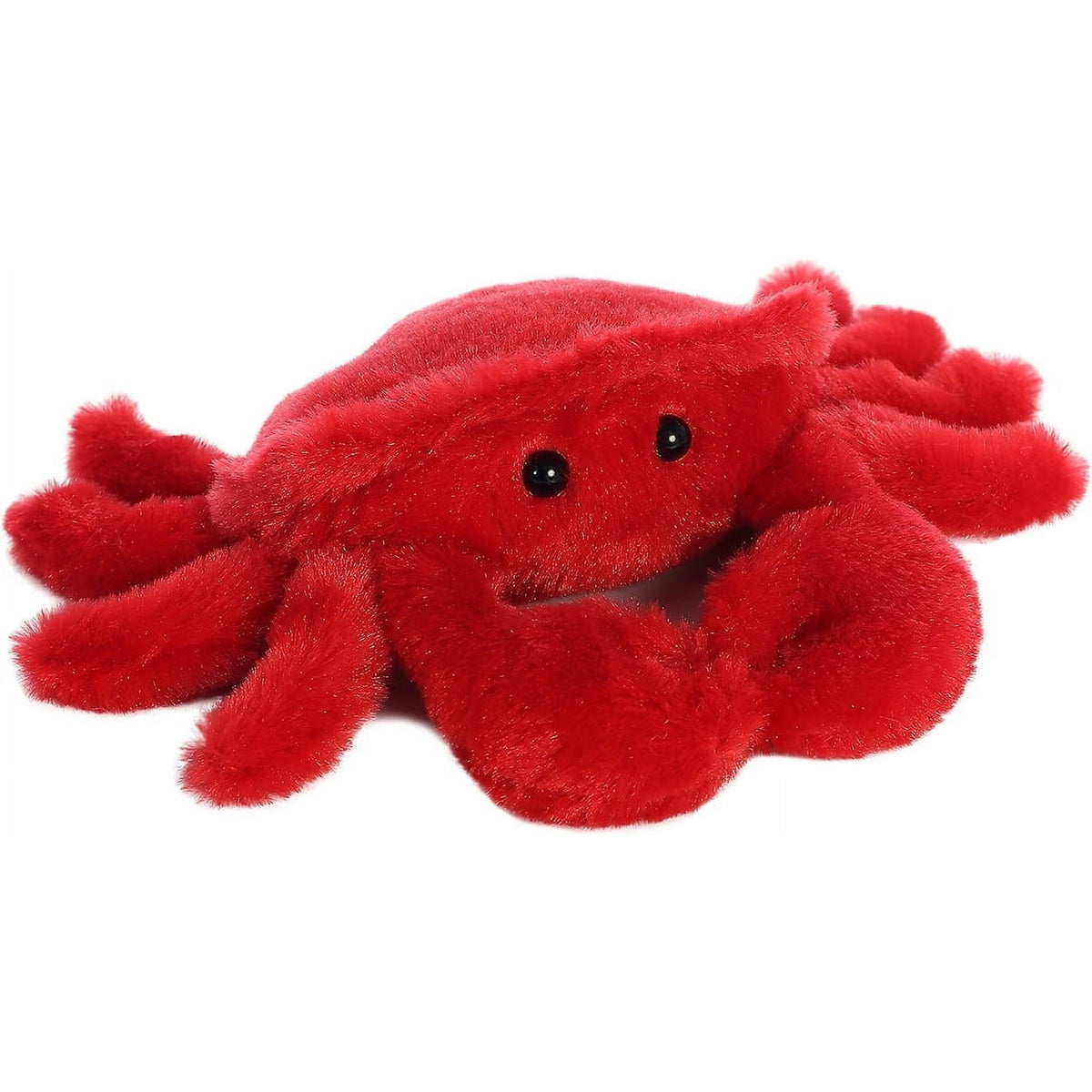 Aurora® Adorable Mini Flopsie™ Crab Stuffed Animal - Mini Companions Ready for Playful Adventures - for Kids All Ages, Toddlers, Adults, and Families - Red 8 Inches