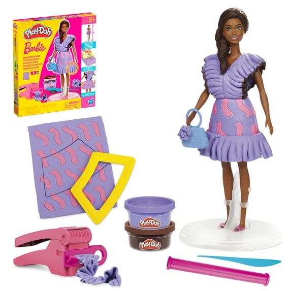Play-Doh Barbie Fashionista Ruffles Set, Arts & Crafts for Girls & Boys 5+