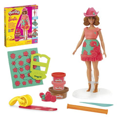 Play-Doh Barbie Florals and Fringe Set, Arts & Crafts for Girls & Boys 5+