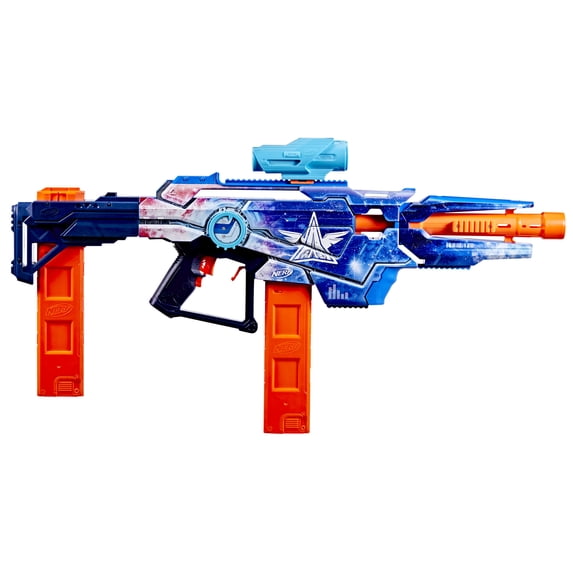 Nerf Loadout Galactic Commander Motorized Blaster, 3 Firing Modes, 3 Attachment Accessories, Ages 8+