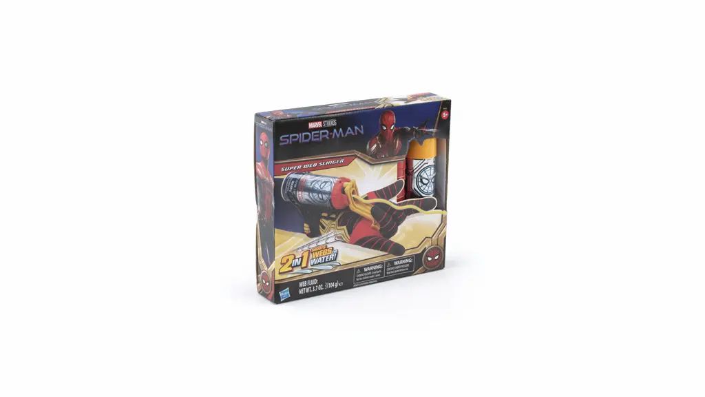 Marvel Spider-Man Super Web Slinger, 2-in-1 Shoots Webs or Water, Role-Play Toys, Spider-Man Ages 5+