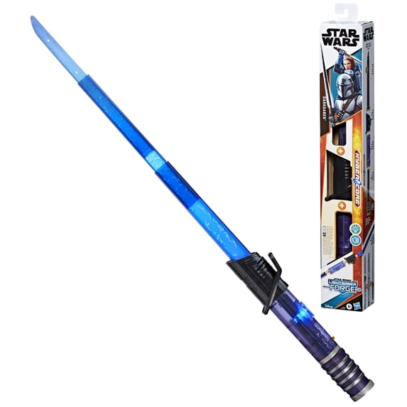 Star Wars Lightsaber Forge Kyber Core Darksaber, Customizable Electronic Mandalorian Lightsaber