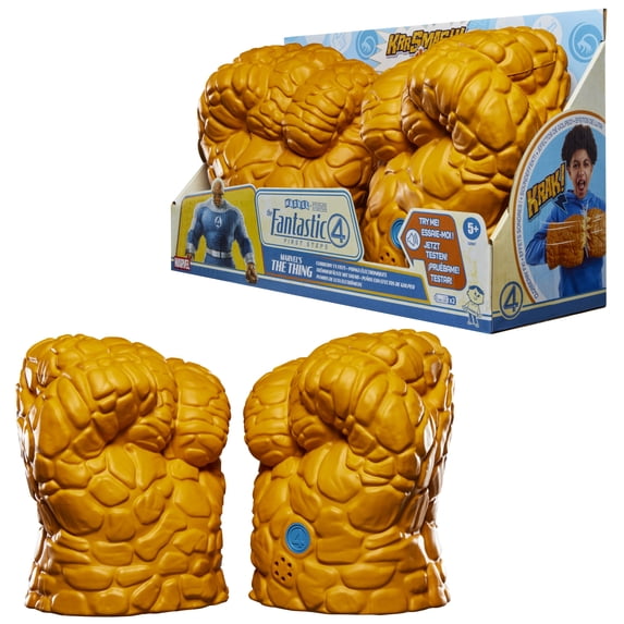 Marvel Studios’ The Fantastic Four: First Steps Marvel’s The Thing Clobberin’ FX Fists, Ages 5++