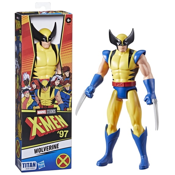Marvel Titan Hero Series X-Men Wolverine 12-Inch Action Figure, X-Men Toys, Super Hero Toy, Ages 4+
