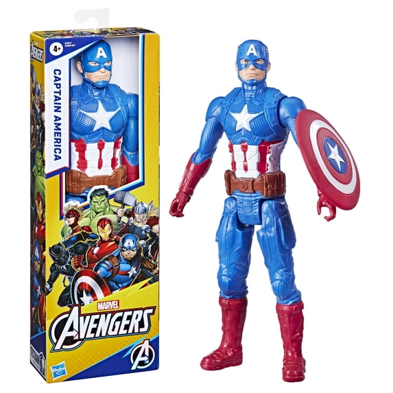 Marvel Avengers Titan Hero Series Blast Gear Captain America Action Figure