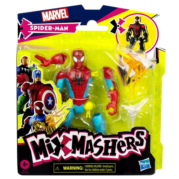 Spider-Man Marvel MixMashers Custom Mix-and-Match Action Figure & Accessories