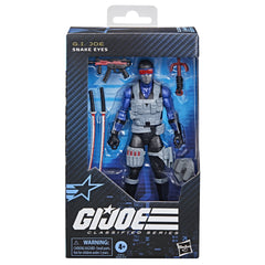 G.I. Joe Classified Series #165, Snake Eyes V4, Collectible 6-Inch Action Figure with 7 Accessories