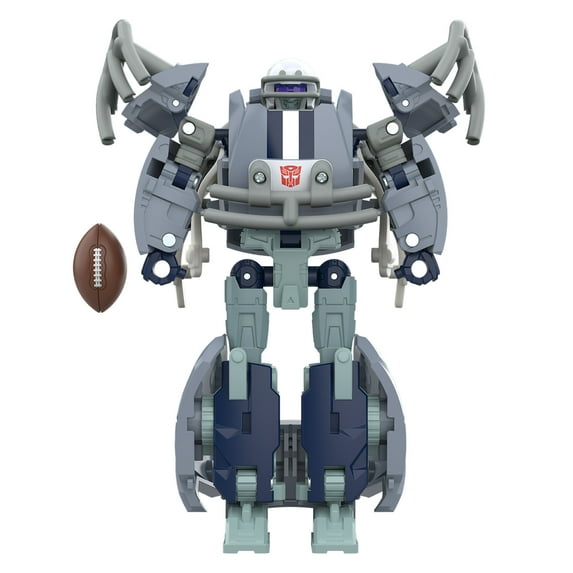 Transformers NFL Dallas Cowboys Starblitz 5.5-Inch Action Figure Changes from Robot to Helmet