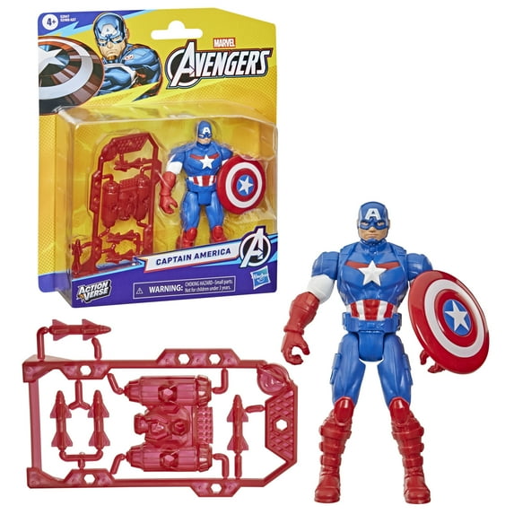 Marvel Avengers Marvel ActionVerse Captain America Action Figure & Accessories