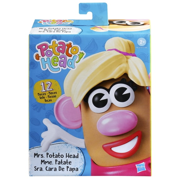 Mr. Potato Head Mrs. Potato Head Set with 12 Parts and Pieces, Toddler and Preschool Ages 2+