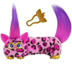 Furby DJ Furblets Kitt-Ee-Luv Mini Electronic Plush Toy with Funny Stretchable Sound Effects & Music