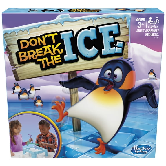 Hasbro Gaming Don’t Break the Ice Classic Game, 2-4 Players, Ages 3+
