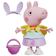 Peppa Pig Springtime Dress-Up Figure with 6 Easy-On Fashion Accessories, Preschool Toy Ages 3+