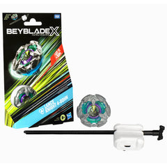 Beyblade X Lance Knight 4-80HN Starter Pack Set with Defense Type Right-Spinning Top and Launcher