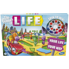 The Game of Life Board Game, Pegs Come in 6 Colors, Family Game Ages 8+