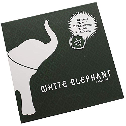 SolidRoots White Elephant Party Kit - The Best Gift to Organize The Gift Exchange Game with The Worst Gifts AS SEEN in Rolling Stone!