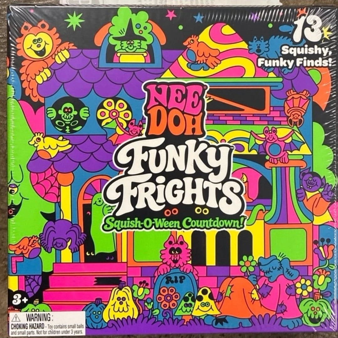 Schylling NeeDoh Funky Frights Squish-O-Ween Countdown Set