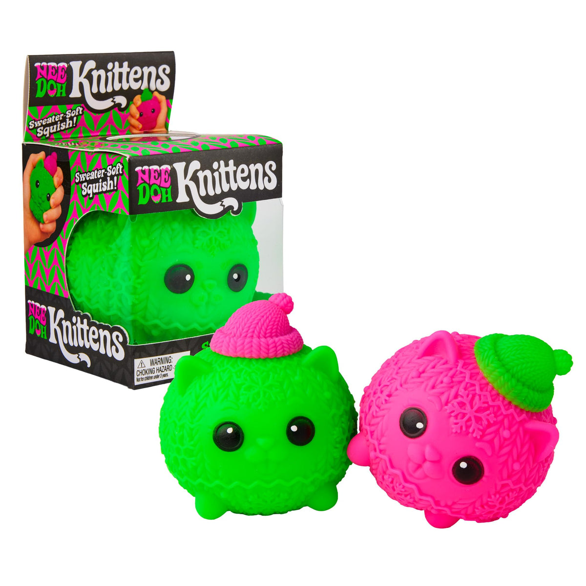 Schylling SQUISHMAS KNITTENS NEEDOH - Random Color