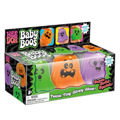Schylling NeeDoh NeeDohween Baby Boos Glow in the Dark 3 Pack