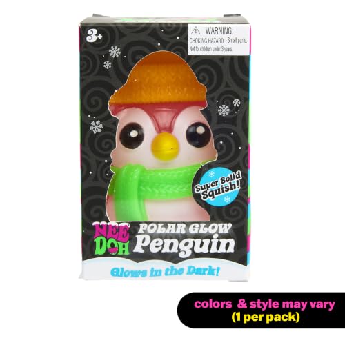 Schylling NeeDoh Polar Penguin 2026 version + Nice Ice Baby Combo Pack – Winter Squish Sensory Toys, Nice Ice Baby - Colors May Vary